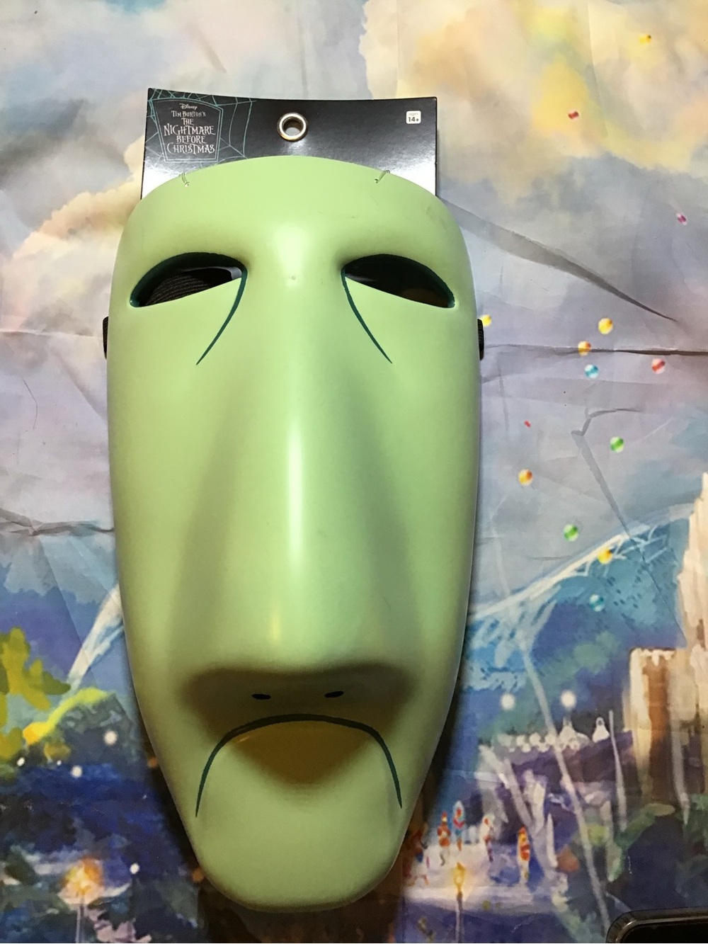 Disney nightmare before christmas shock adult mask -NWT